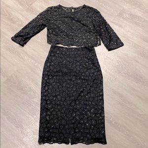 Lace Effect Coordinating Set